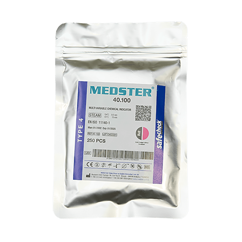 Індикатор хімічний багатофункціональний Парова індикаторна смуга (клас 4), 250 шт в упаковці (121/15; 134/5)